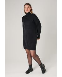 French Connection - Cosy Roll Neck Long Sleeve Mini Dress - Lyst