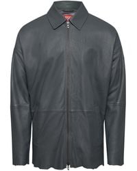 DIESEL - L Mart B Leather Jacket - Lyst