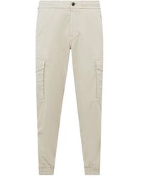 BOSS - Seiland Stretch Cotton Relaxed Fit Cargo Trousers - Lyst