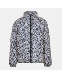 NY Concept - Conc Barque Floral Patterned Puffer Jacket With Zipped Pocket - Lyst