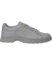 PUMA - Utility Leather Low Lace Up Trainers 370982 02 Leather (Archived) - Lyst