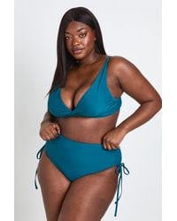 Boohoo - Plus Swimwear Essentials Tummy Control High Waist Brief - Lyst