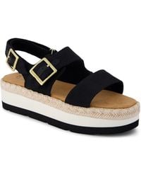 TOMS - Giana Textile Beachside Sandals - Lyst