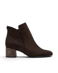 Tamaris - Faux Heeled Ankle Boots - Lyst