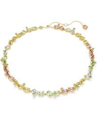 Swarovski - 'Gema' Plated Metal Necklace - Lyst