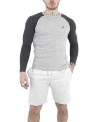 Brave Soul - Long Sleeve T Shirts Crew Neck Casual Top Summer Cotton Tee New - Lyst