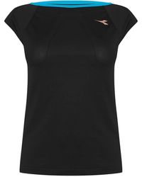 Diadora - Crew Neck Short Sleeve Jersey T-Shirt - Lyst