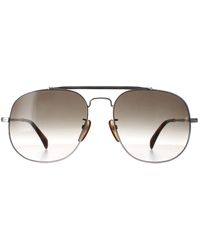 David Beckham - Aviator Palladium Gradient Db7004/S Metal - Lyst