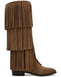 Steve Madden - Leather Spur Boot Browns - Lyst