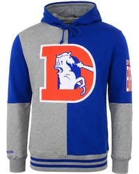 Mitchell & Ness - Nfl Denver Broncos Split Color Hoodie - Lyst