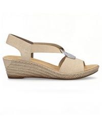Rieker - 624H6-93 Slingback Sandals Floral - Lyst