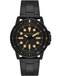 Armani Exchange - Leonardo Horloge Zwart Ax1855 - Lyst