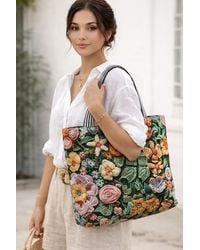 SVNX - Floral Canvas Tote Bag - Lyst