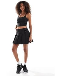 PUMA - Classics Pleated Mini Skirt - Lyst