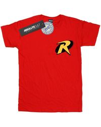Dc Comics - Batman Robin Logo T-Shirt Cotton - Lyst