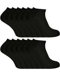 Sock Snob - 12 Pairs Bamboo Cotton Sports Socks - Lyst