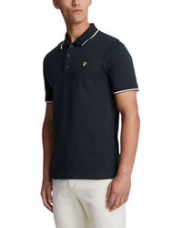 Lyle & Scott - Polo Shirt Tipped Short Sleeve Summer Cotton Jersey Golf Tee - Lyst