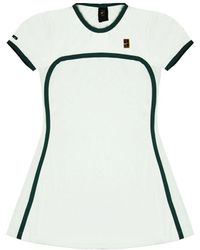 Nike - Fit Tennis Sports Dress Short Sleeve Crew Neck 240467 100 Nylon - Lyst