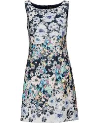 Conquista - Floral Empire Line Dress - Lyst