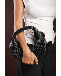 Where's That From - Wheres 'Blossom' Curved Metallic Shoulder Bag - Lyst
