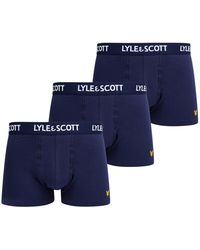 Lyle & Scott - Barclay 3 Pack Trunks - Lyst