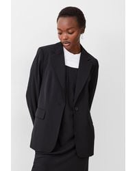 French Connection - Single Breasted Blazer With Concealed Pockets - Lyst