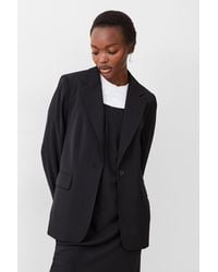French Connection - Single Breasted Blazer With Concealed Pockets - Lyst