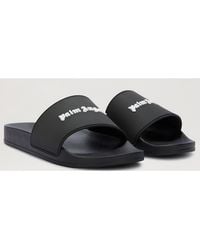 Palm Angels - Classic Logo Pool Sliders - Lyst