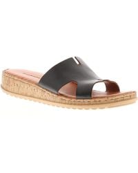 Hush Puppies - Sandals Low Wedge Eloise Leather Slip On Leather (Archived) - Lyst