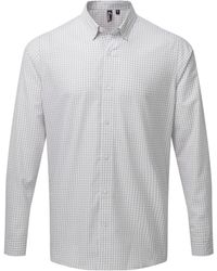 PREMIER - Maxton Checked Long-Sleeved Shirt - Lyst