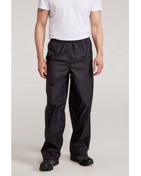 Mountain Warehouse - 'Pakka' Waterproof Rain Overtrousers With Pocket Breathable Everyday Pants Polyamide - Lyst