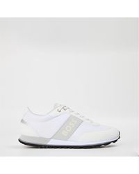 BOSS - Round Toe Flat Heel Parkour Trainers - Lyst