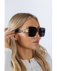 SVNX - Rimless Oversized Square Sunglassses - Lyst