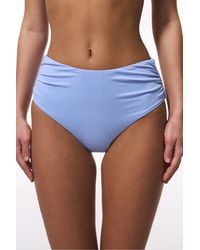 Penti - High Shirred Waist Bikini Bottom - Lyst