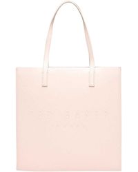 Ted Baker - "Soocon" Einkaufstasche, Narbiges Leder - Lyst