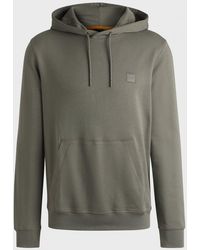 BOSS - Wetalk Pullover Hoodie Met Logo Patch - Lyst