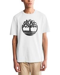 Timberland - T Shirts Kennebec River Tree Logo Crew Neck Pullover Summer Top - Lyst