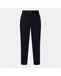 BOSS - Solid Patterned Slim Chinos - Lyst