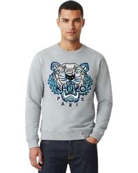 KENZO - Sweat Sweatshirts Crew Neck Long Sleeve Pullover Winter Jumper Cotton - Lyst