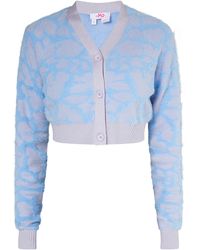 myMo - Vest Blauwe Lavendel - Lyst