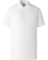 Burberry - Equestrian Knight Embroidered Logo Polo - Lyst