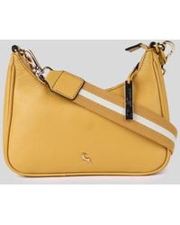 Ashwood Leather - 'Bella Toscana' Real Crossbody Bag With Webbing Strap - Lyst