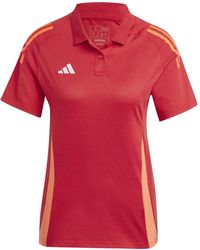 adidas - Tiro24 Collared Neck Short Sleeve Polo Shirt - Lyst