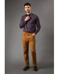 MAINE - Stretch Twill Straight Leg Jean - Lyst