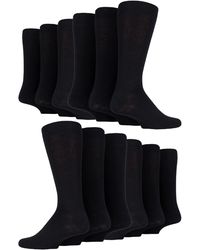 Sock Snob - 12 Pair Multipack Cotton Colourful Striped Dress Socks - Lyst