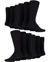 Sock Snob - 12 Pair Multipack Cotton Colourful Striped Dress Socks - Lyst