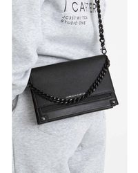 Jameson Carter - Jorja Crossbody Shoulder Bag With Jacquard Woven And Metal Chain Strap - Lyst
