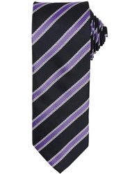 PREMIER - Stripe Waffle Tie /Rich) - Lyst