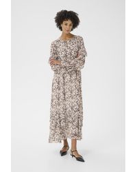 Part Two - Jurk Sammipw Regular Fit Offwhite - Lyst