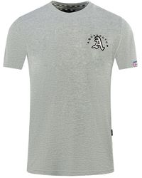 Aquascutum - London Embroidered A Logo T-Shirt - Lyst